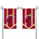 Miami Heat Garden Flag Customized Chevron Stripes Red Best Selling