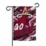 Miami Heat Garden Flag Personalized Glowing Star Red Best Selling