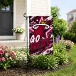 Miami Heat Garden Flag Personalized Glowing Star Red Best Selling
