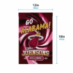 Miami Heat Garden Flag Personalized Swirl Vortex Red Best Selling