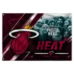 Miami Heat House Flag Personalized Diagonal Stripes Red Best Selling