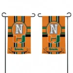 Miami Hurricanes Garden Flag Custom Circle Medallion Orange Best Selling