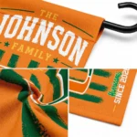 Miami Hurricanes Garden Flag Personalized Distressed Stripes Orange Best Selling
