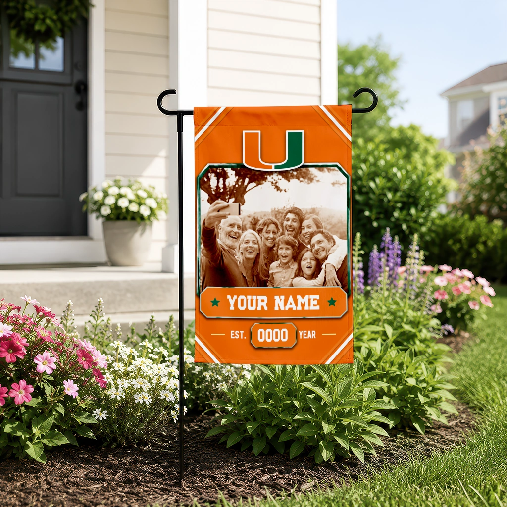 miami-hurricanes-garden-flag-personalized-photo-frame-orange-new-arrival.webp