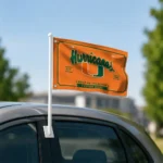 Miami Hurricanes House Flag Custom Ornate Border Orange Best Selling