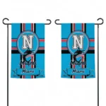 Miami Marlins Garden Flag Customized Circle Medallion Blue Best Selling