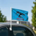 Miami Marlins House Flag Customized Ornate Border Blue Best Selling