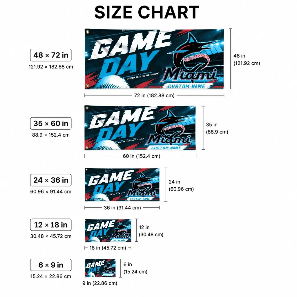 Miami Marlins House Flag Customized Tech Panels Blue High Quality Miami Marlins House Flag Customized Tech Panels Blue High Quality