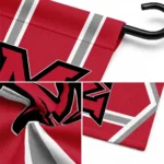 Miami Redhawks Garden Flag Custom Chevron Stripes Red Best Selling