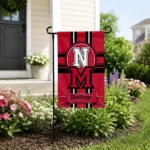 Miami Redhawks Garden Flag Custom Circle Medallion Red Best Selling