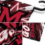 Miami Redhawks Garden Flag Customized Glowing Star Red Best Selling
