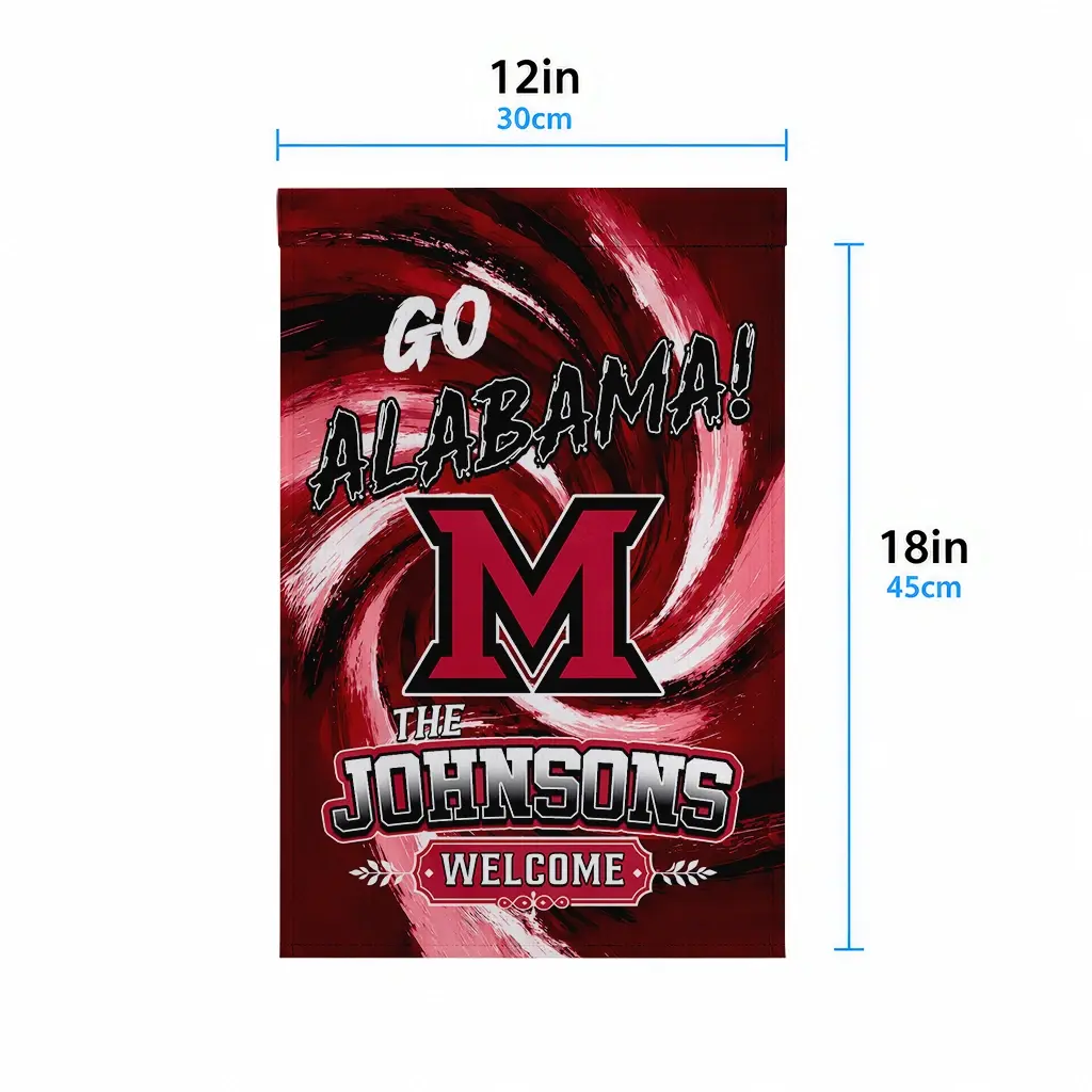 Miami Redhawks Garden Flag Customized Swirl Vortex Red High Quality Miami Redhawks Garden Flag Customized Swirl Vortex Red High Quality