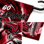 Miami Redhawks Garden Flag Customized Swirl Vortex Red Best Selling