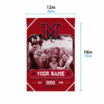 Miami Redhawks Garden Flag Personalized Photo Frame Red Best Selling