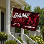 Miami Redhawks House Flag Customized Action Streaks Red Best Selling