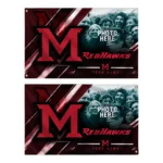 Miami Redhawks House Flag Customized Diagonal Stripes Red Best Selling