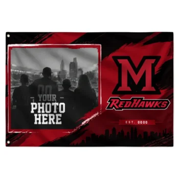 Miami Redhawks House Flag Personalized Framed Photo Red Black Best Selling
