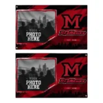 Miami Redhawks House Flag Personalized Framed Photo Red Black Best Selling