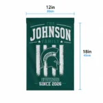 Michigan State Spartans Garden Flag Custom Distressed Stripes Green Best Selling