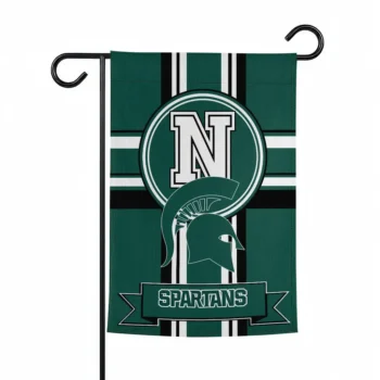Michigan State Spartans Garden Flag Customized Circle Medallion Green Best Selling