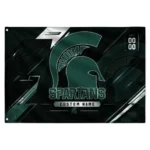Michigan State Spartans House Flag Custom Speed Slashes Green Best Selling