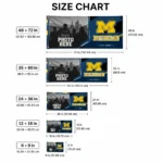 Michigan Wolverines House Flag Customized Framed Photo Blue Black Best Selling