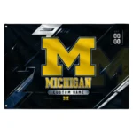 Michigan Wolverines House Flag Customized Speed Slashes Blue Best Selling