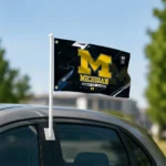 Michigan Wolverines House Flag Customized Speed Slashes Blue Best Selling