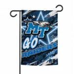 Middle Tennessee Blue Raiders Garden Flag Custom Glowing Star Blue Best Selling