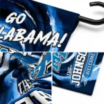 Middle Tennessee Blue Raiders Garden Flag Custom Swirl Vortex Blue Best Selling
