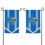 Middle Tennessee Blue Raiders Garden Flag Personalized Chevron Stripes Blue Best Selling