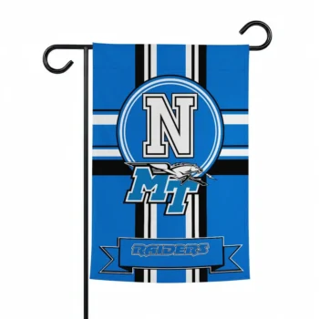 Middle Tennessee Blue Raiders Garden Flag Personalized Circle Medallion Blue Best Selling