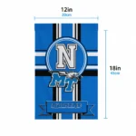 Middle Tennessee Blue Raiders Garden Flag Personalized Circle Medallion Blue Best Selling