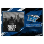 Middle Tennessee Blue Raiders House Flag Customized Framed Photo Blue Black Best Selling