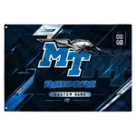 Middle Tennessee Blue Raiders House Flag Customized Speed Slashes Blue Best Selling