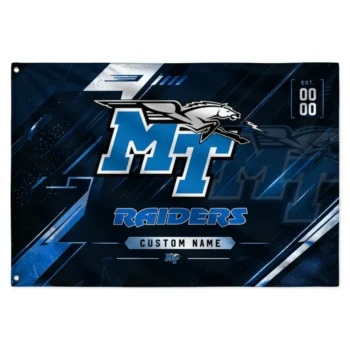 Middle Tennessee Blue Raiders House Flag Customized Speed Slashes Blue Best Selling