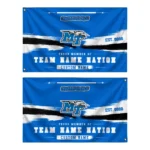 Middle Tennessee Blue Raiders House Flag Personalized Brushed Streaks Blue Best Selling