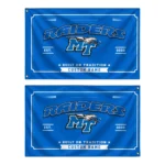 Middle Tennessee Blue Raiders House Flag Personalized Ornate Border Blue Best Selling