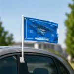 Middle Tennessee Blue Raiders House Flag Personalized Ornate Border Blue Best Selling