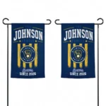 Milwaukee Brewers Garden Flag Customized Distressed Stripes Navy Blue Best Selling