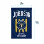 Milwaukee Brewers Garden Flag Customized Distressed Stripes Navy Blue Best Selling