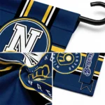 Milwaukee Brewers Garden Flag Personalized Circle Medallion Navy Blue Best Selling