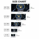 Milwaukee Brewers House Flag Customized Speed Slashes Navy Blue Best Selling