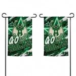Milwaukee Bucks Garden Flag Custom Glowing Star Green Best Selling