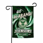 Milwaukee Bucks Garden Flag Custom Swirl Vortex Green Best Selling