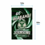 Milwaukee Bucks Garden Flag Custom Swirl Vortex Green Best Selling
