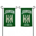 Milwaukee Bucks Garden Flag Customized Distressed Stripes Green Best Selling