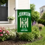Milwaukee Bucks Garden Flag Customized Distressed Stripes Green Best Selling