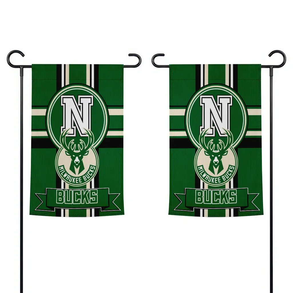Milwaukee Bucks Garden Flag Personalized Circle Medallion Green Fashion Forward Milwaukee Bucks Garden Flag Personalized Circle Medallion Green Fashion Forward