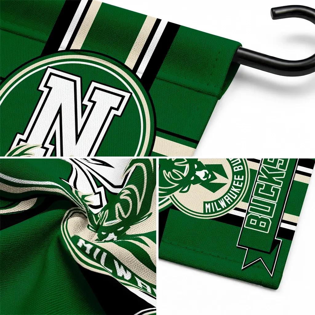 Milwaukee Bucks Garden Flag Personalized Circle Medallion Green Latest Model Milwaukee Bucks Garden Flag Personalized Circle Medallion Green Latest Model